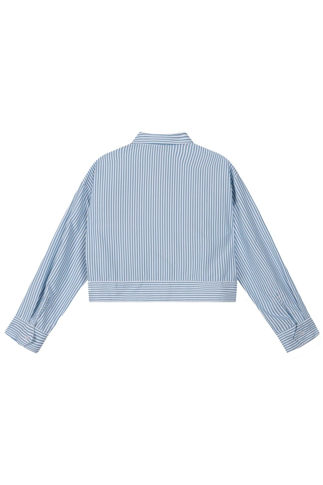 WOVEN CROPPED JACKET ROSEMARY R2503957676 203 TURQUOISE